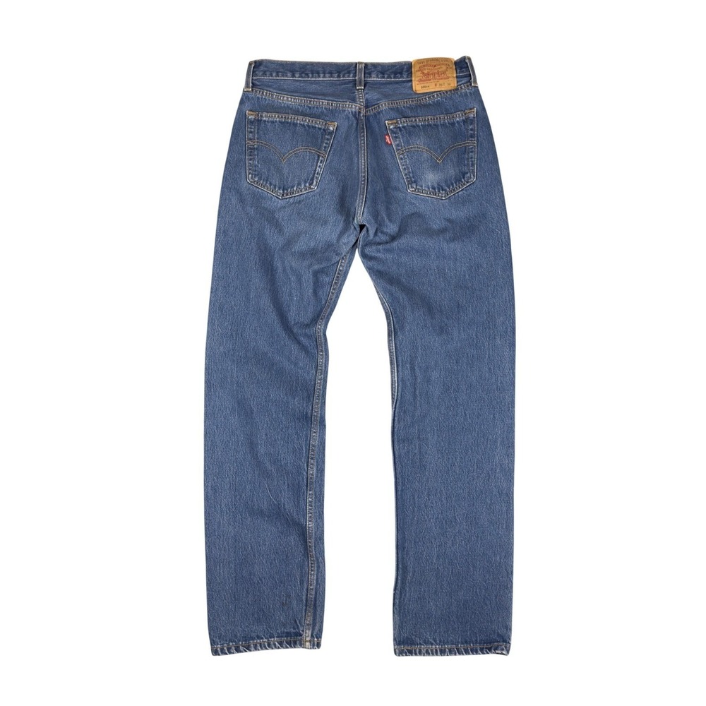Vtg Y2K Levi's‎ 501XX Men's Jeans 32x32 Blue Straight Leg Denim Button Fly 2002